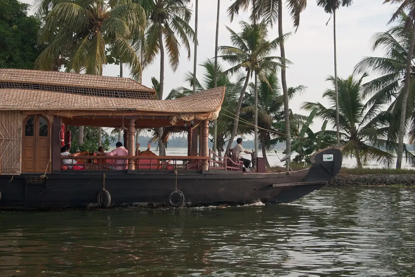 Kerala backwaters, Houseboat, Cruise, India