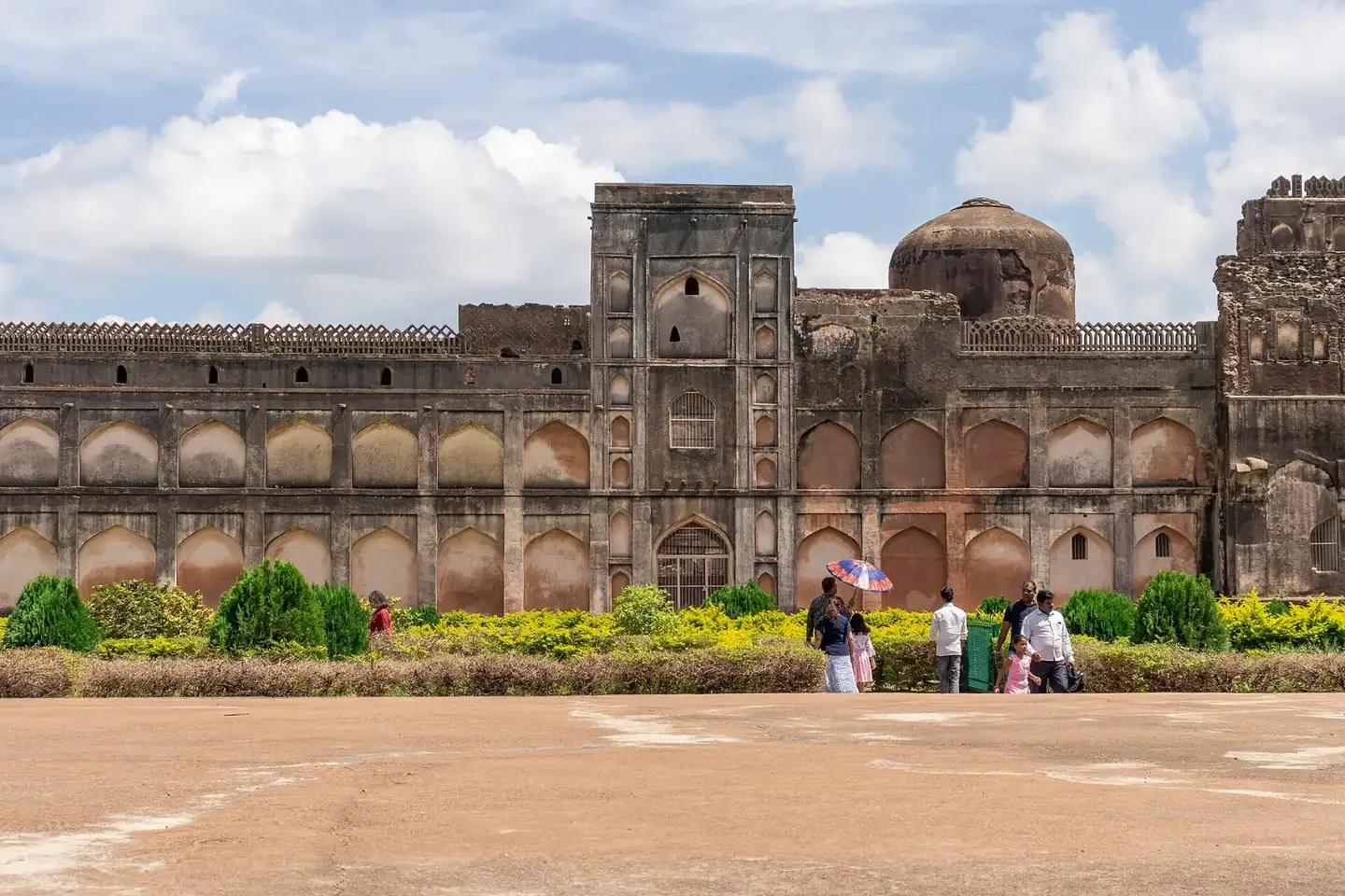 Bidar fort complex from Solah Khambha Masjid