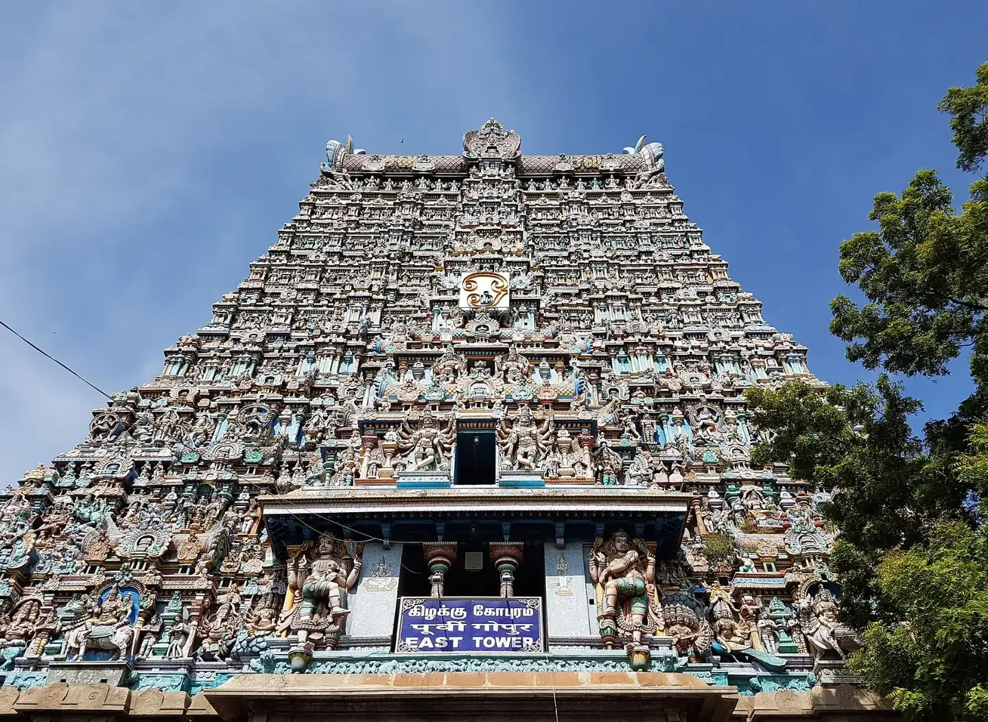 Gopuram of the Meenakshi Temple at Madurai