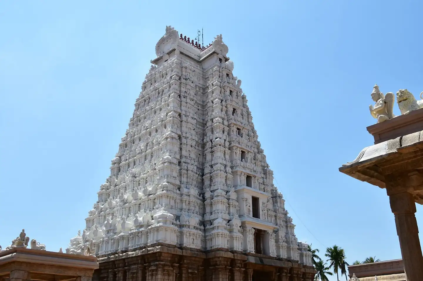 Sri Ranganathaswamy Temple, dedicated to Vishnu, in Srirangam, near Tiruchirappali