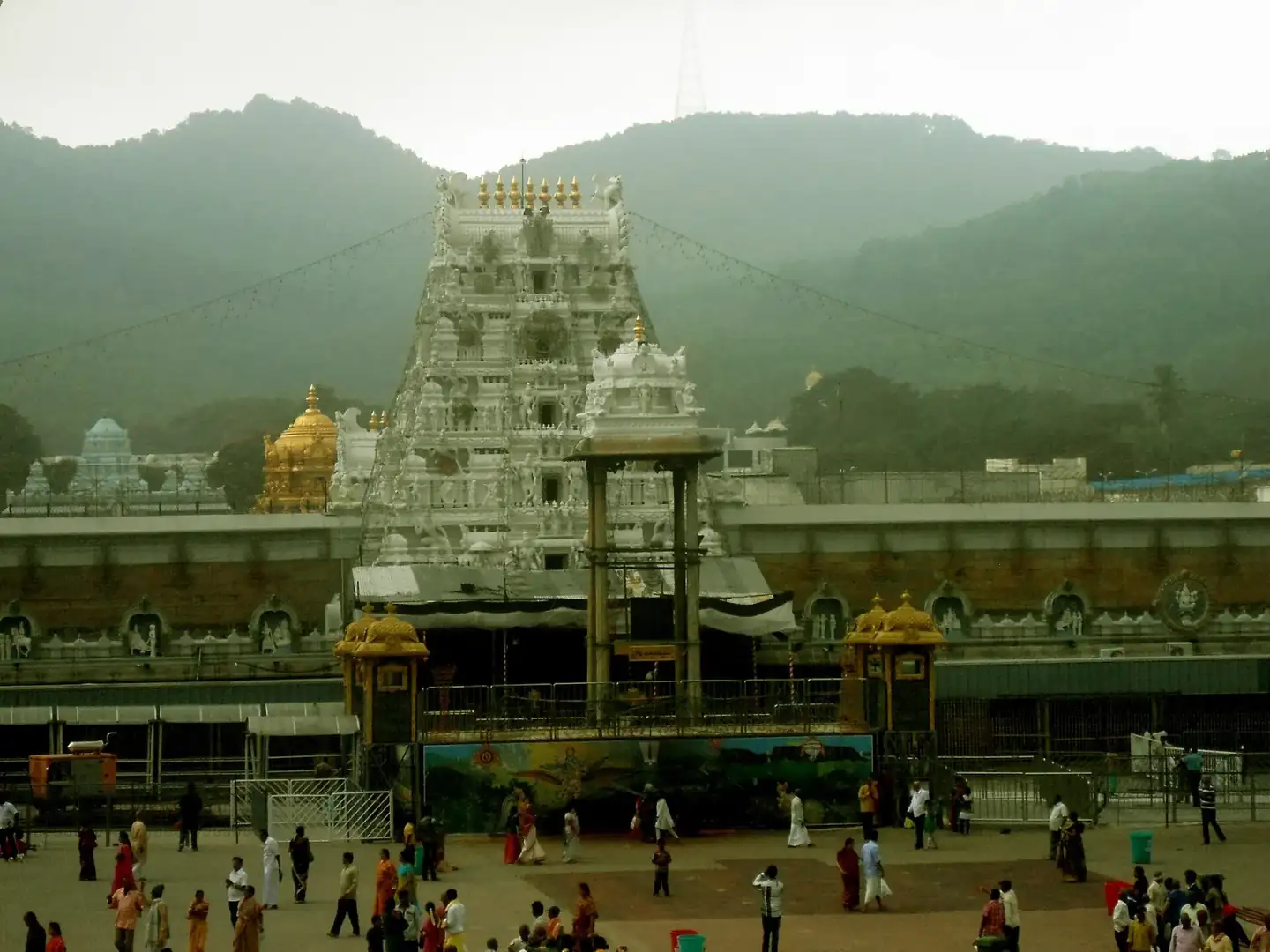 A View of Tirumala Venkateswara Temple