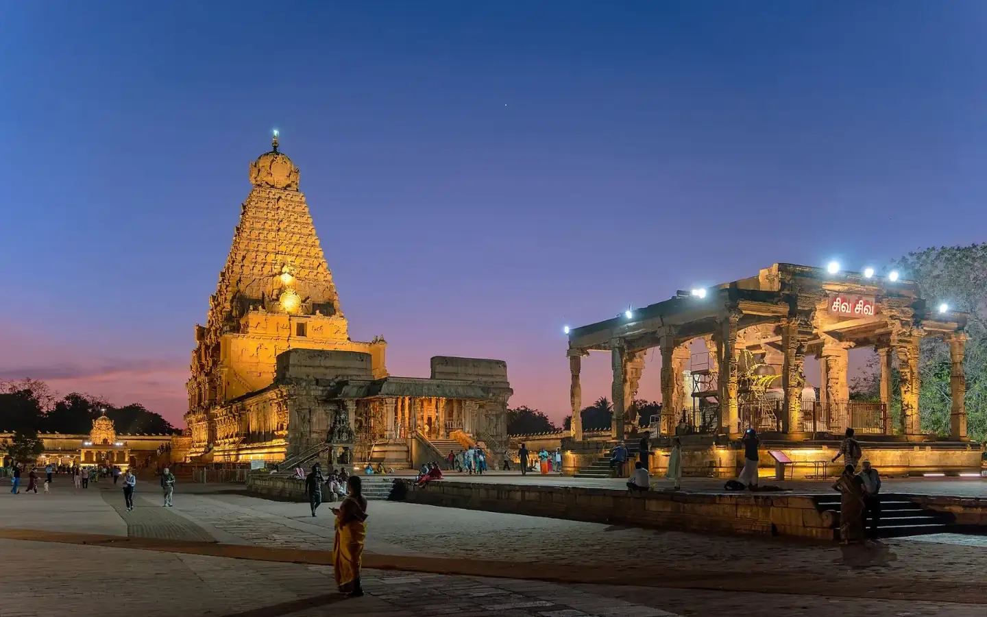 Brihadisvara Temple during Maha Shivaratri