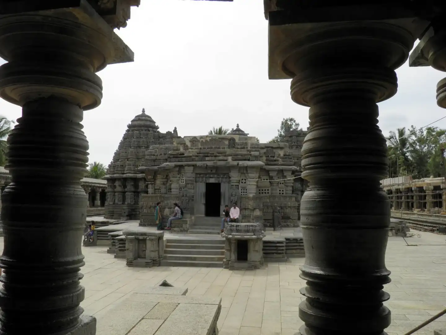 View from entrance, Keshava Temple, Somanathapura