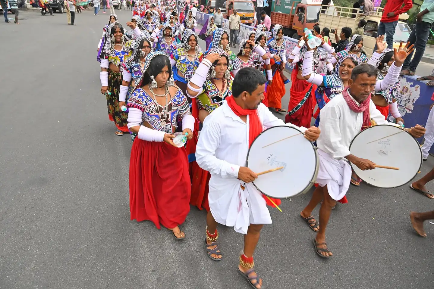 Banjara women in traditional dress