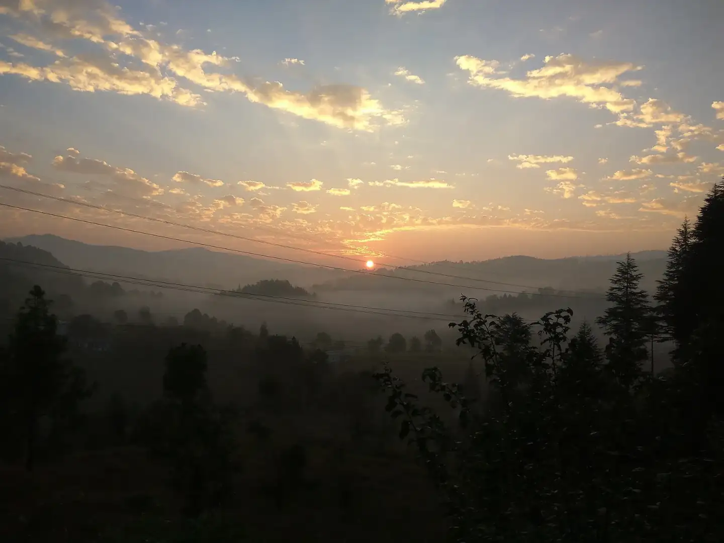 Scenic beauty of hills