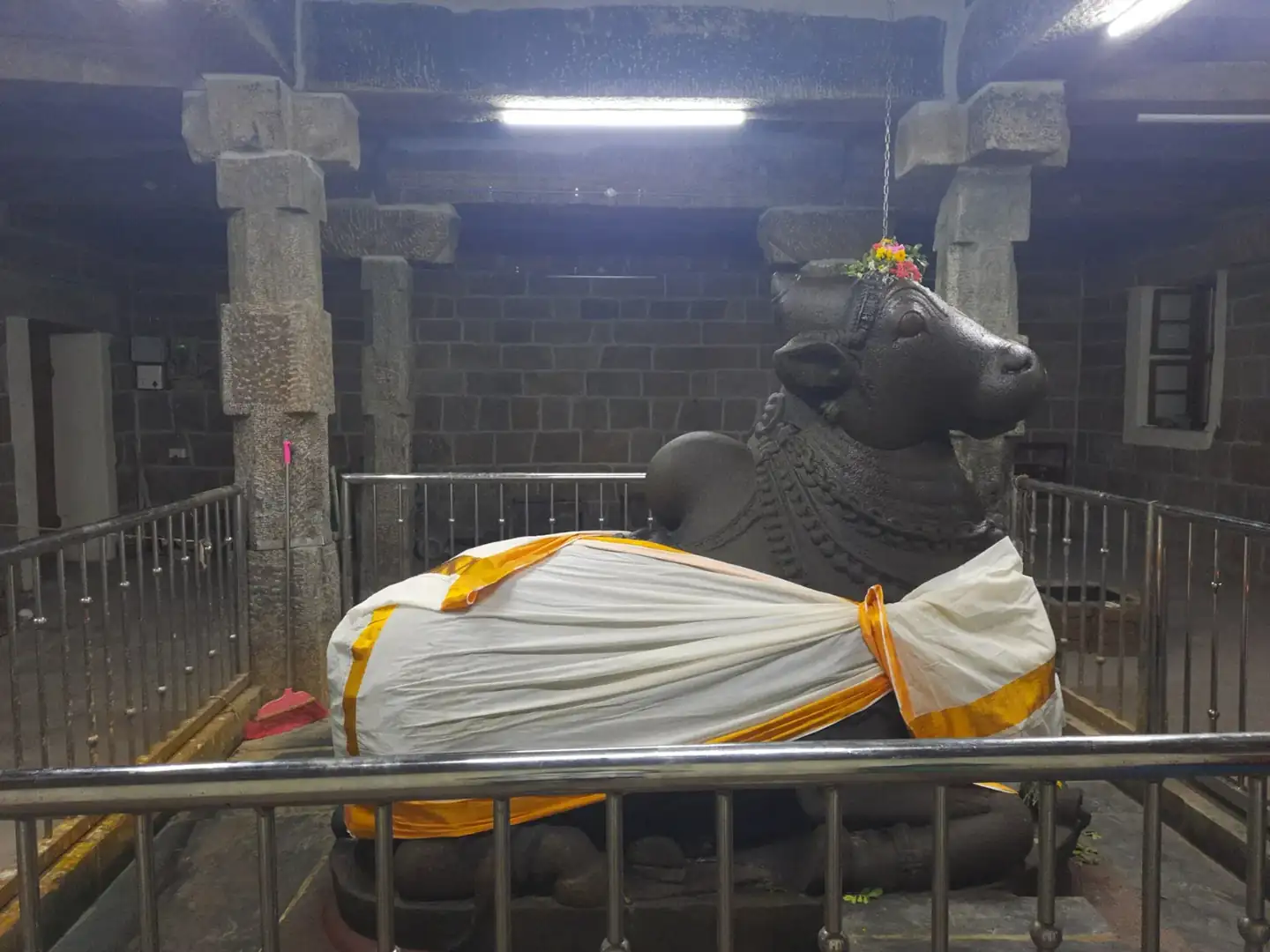 Nandi Temple near Rock Fort Temple, Trichy