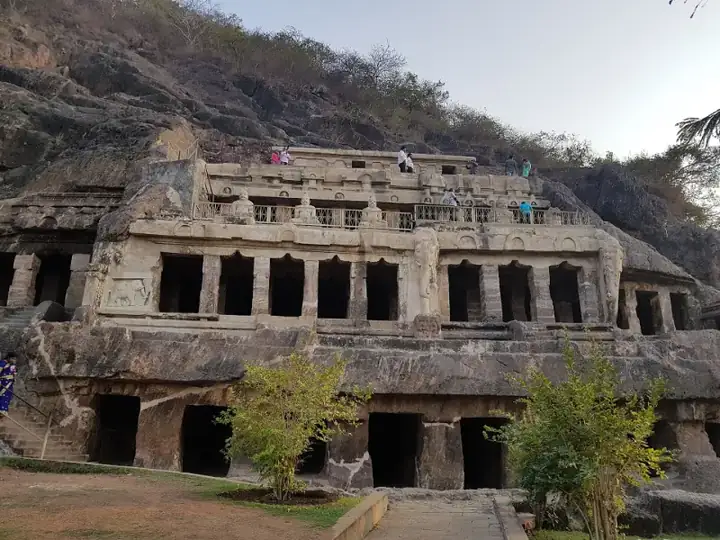 Undavalli Caves, Vijayawada, Guntur, Andhra Pradesh, India